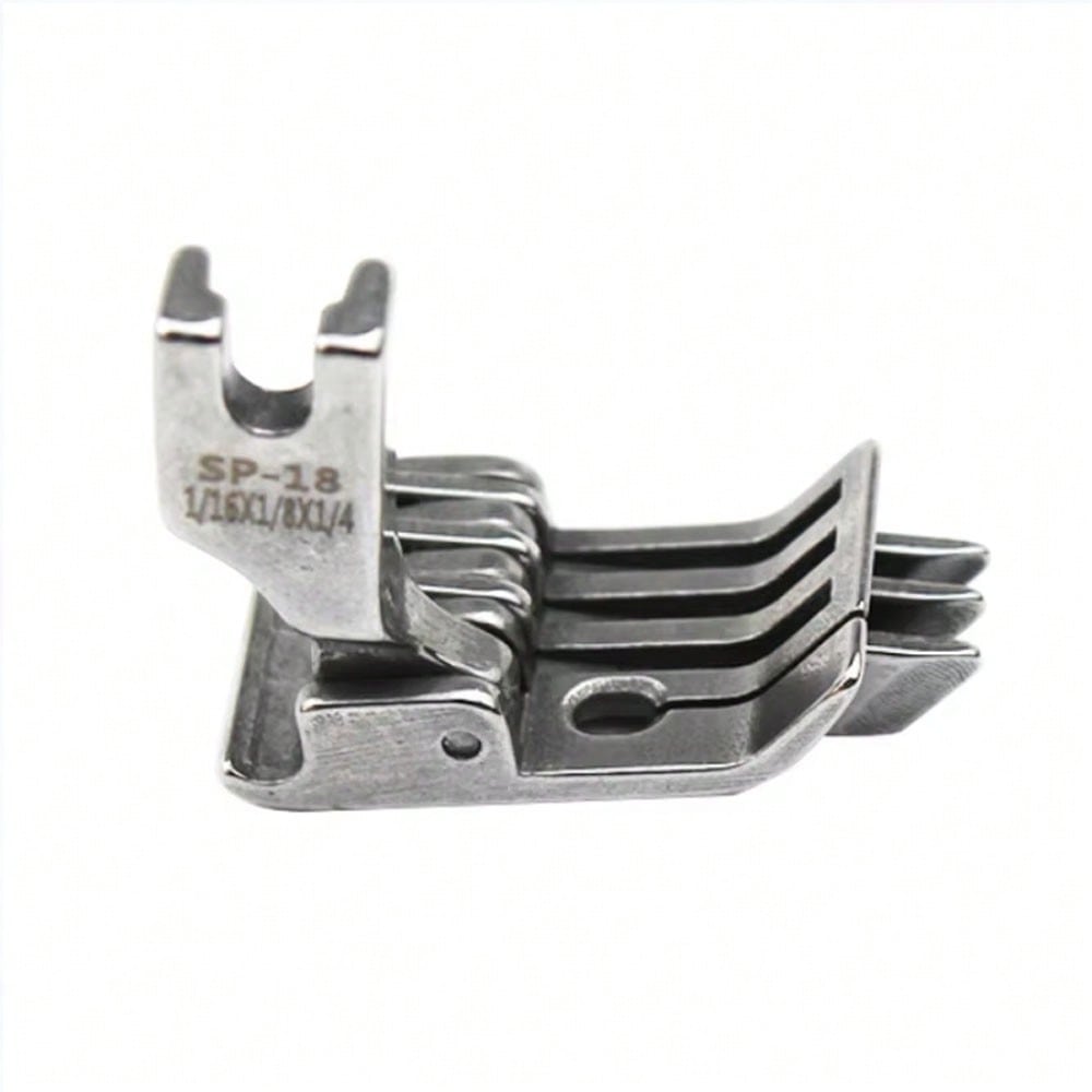 Textile Sewing Machines - 1Pc SP-18 工業用単針直線本縫いミシン用右三エッジガイド押さえ金具