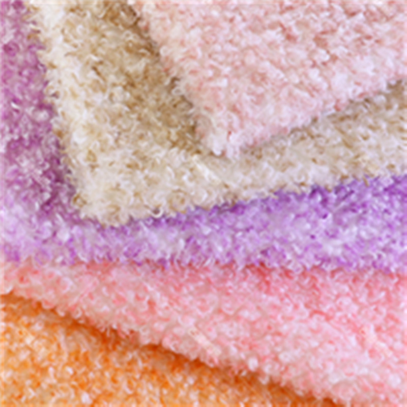 Sewing Tie Dye - タイダイレインボースワールツートン染めのプラッシュ生地、秋冬用枕、ブランケット、衣類のDIY素材、縫製用生地