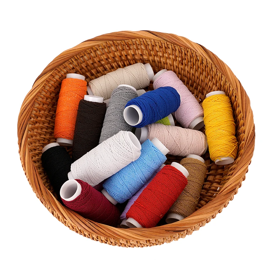 Sewing Machine Yarn - 18色 0.6mm 極細弾性糸 高伸縮 20m ミシンボビン糸