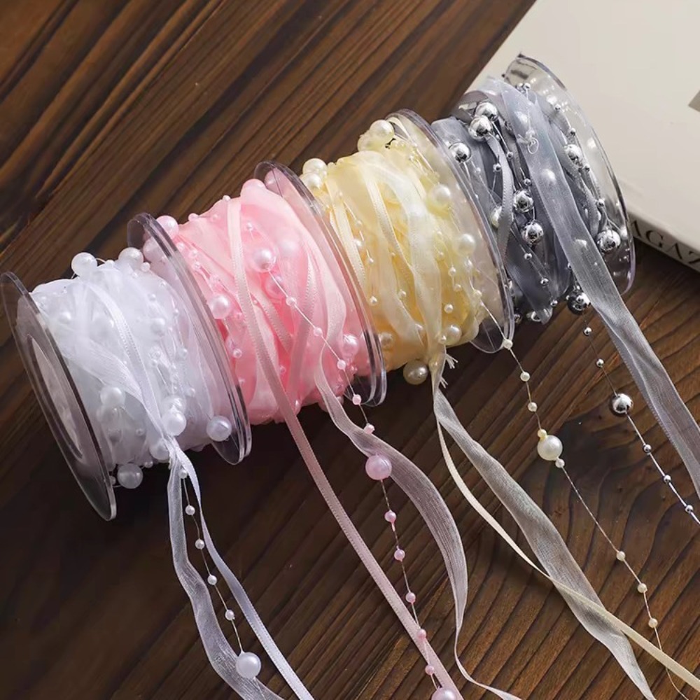 1 ロール 4.5 メートルビーズ糸ビーズパール花屋材料パー - Sewing Roll のレビューと価格