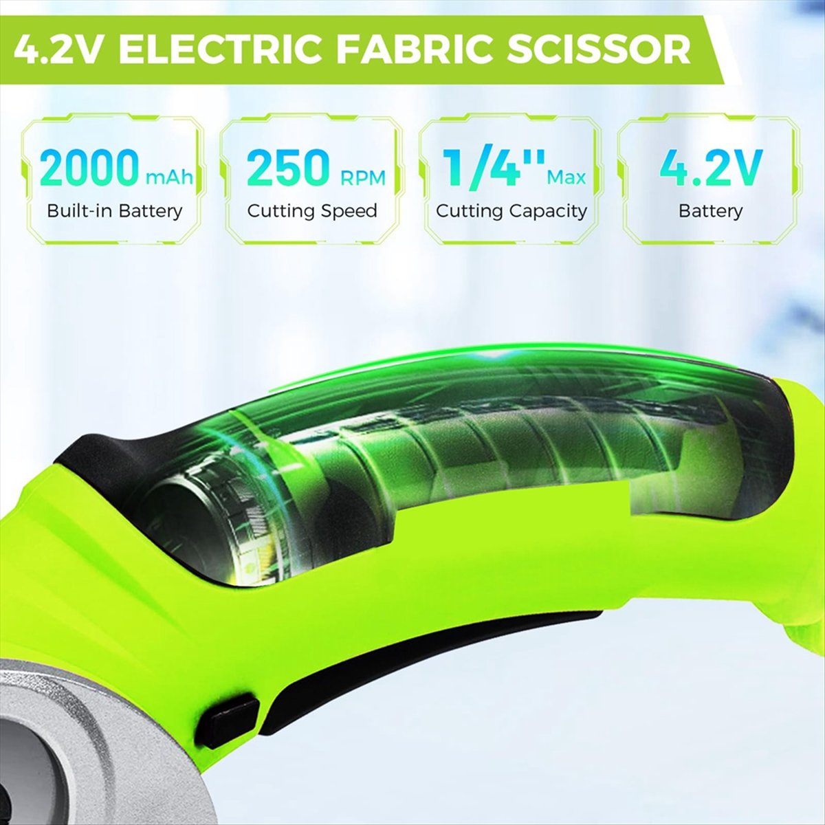 コードレス電動布切りハサミ、パワーロータリーカッター、段ボー - Rotary Cutter Fabric のレビューと価格