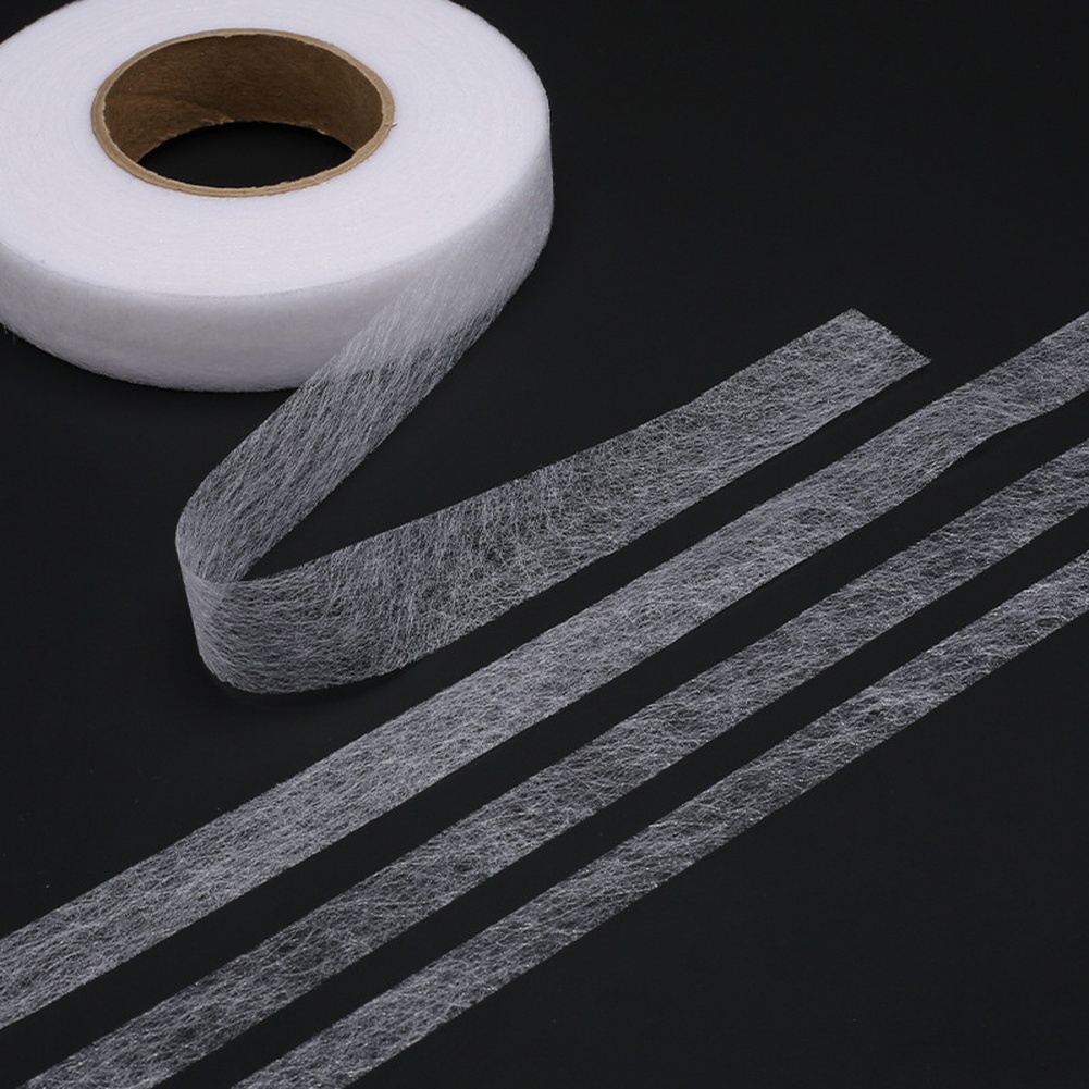 白いPAホットメルト両面接着芯地テープ、衣類の裾上げ、パンツ - Hem Tape Fusible のレビューと価格