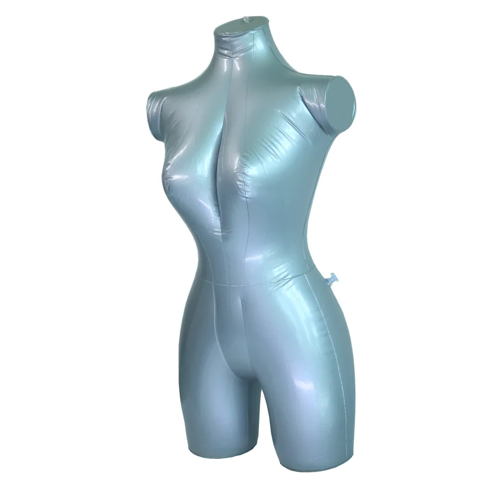 1ピース インフレータブル 女性トルソー トップ 女性マネキ - Dress Form Mannequin のレビューと価格