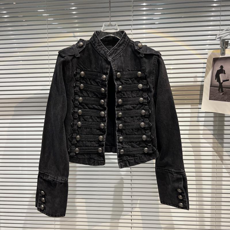 2026年秋新作 メタルバックルデザイン ショルダーストラッ - Sewing Jackets のレビューと価格