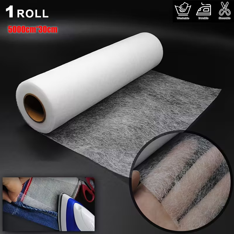 1ロール164フィートの長さの耐水性アイロン接着式ヘミングテ - Hem Tape Fusible のレビューと価格
