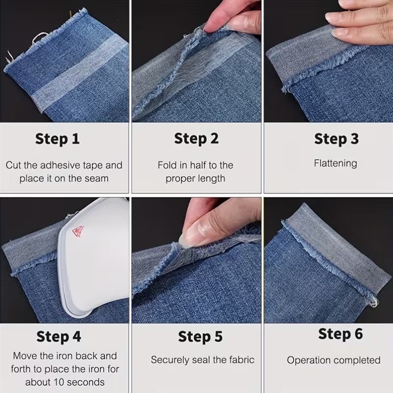 1ロール164フィートの長さの耐水性アイロン接着式ヘミングテ - Hem Tape Fusible のレビューと価格