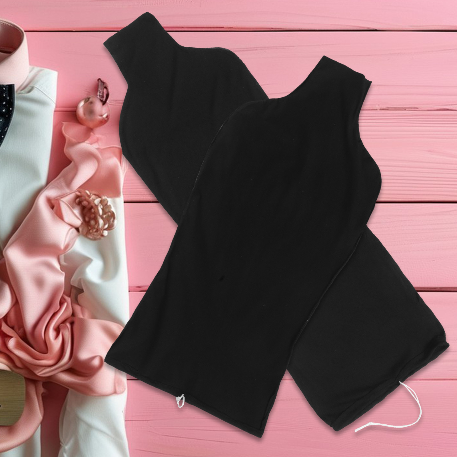 2個セット マネキン用保護カバー 交換可能な黒白ドレスフォー - Dress Form Mannequin のレビューと価格