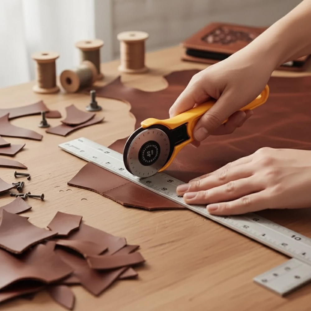 45 ミリメートルロータリー生地カッターレザークラフト切削工 - Rotary Cutter Fabric のレビューと価格