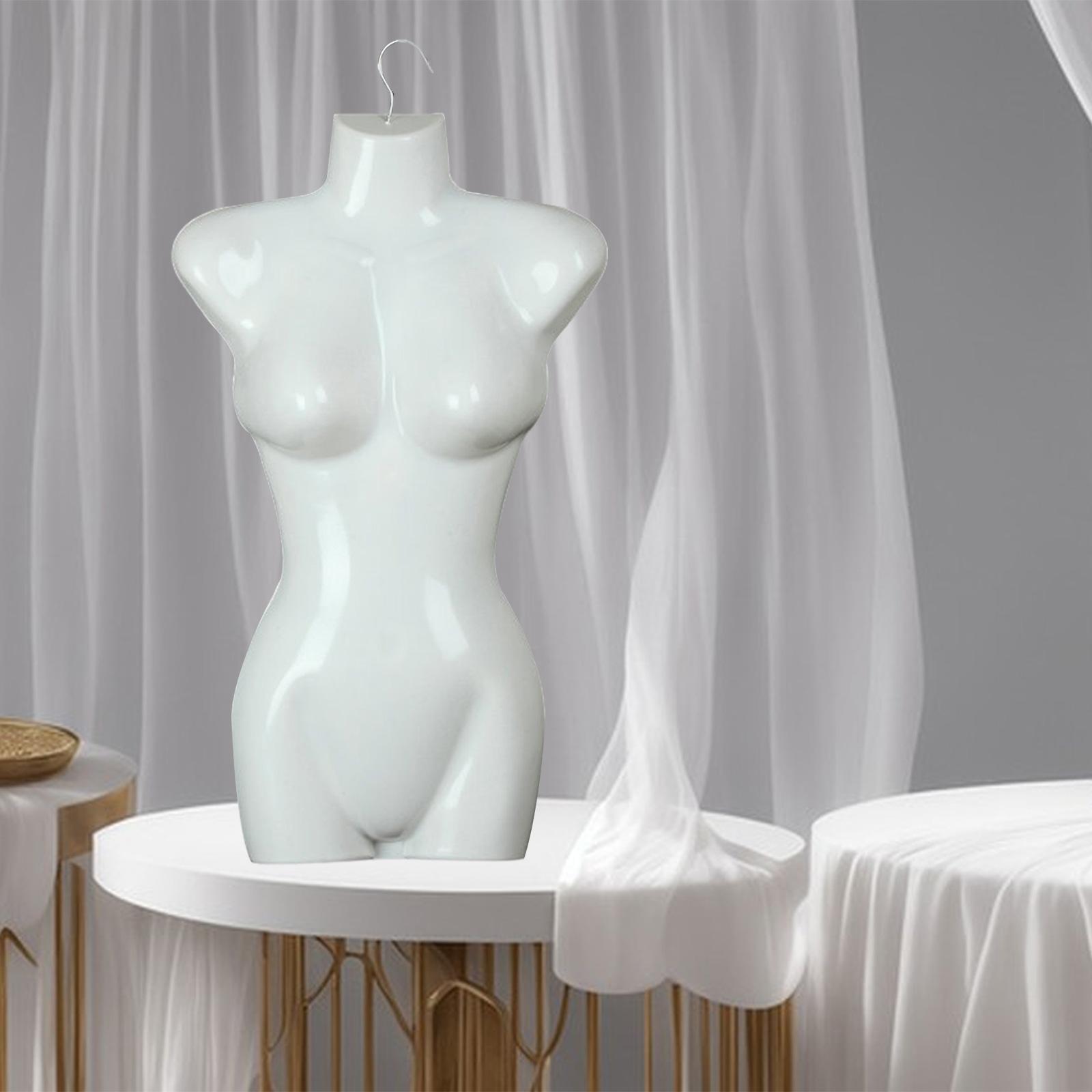 美しい胴体を持つハーフボディ縫製用マネキン 女性用 調節可能 - Dress Form Mannequin のレビューと価格