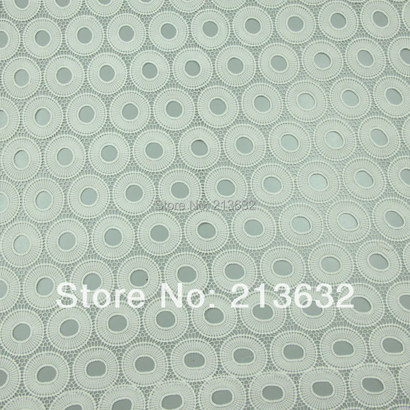 高級ホワイト生地刺繍アイレット刺繍レース生地高品質香水ウェデ - Sewing Eyelet Fabric のレビューと価格