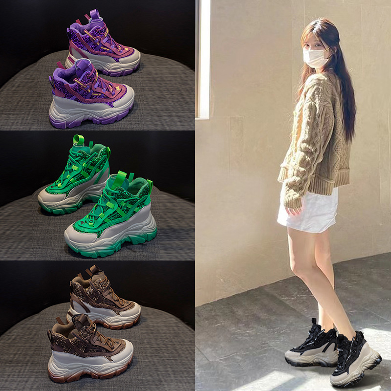 2025年 レディース 隠しウェッジスニーカー 8.5CMソ - Sewing Cloth のレビューと価格