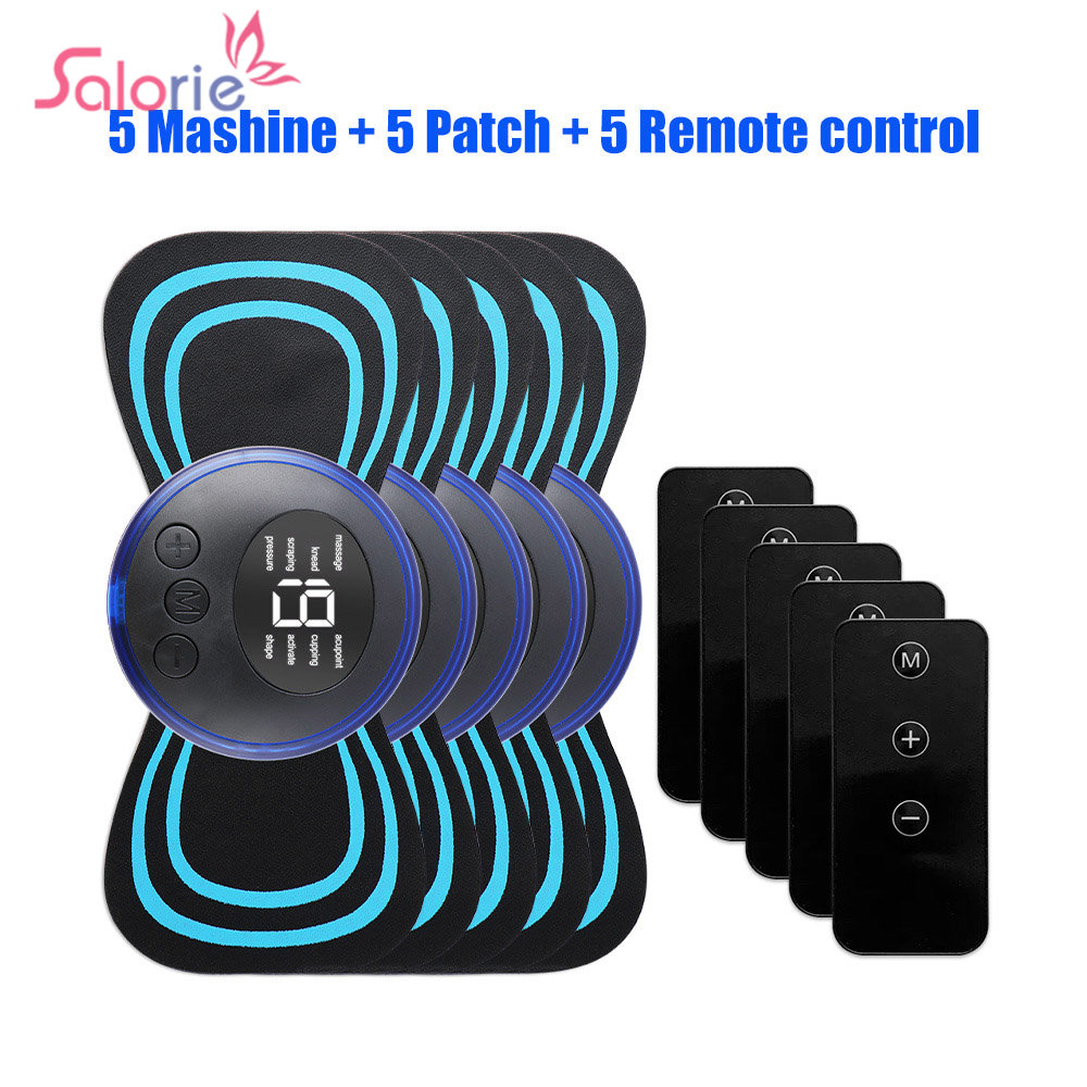 5 個セットネックバックマッサージステッカー EMS パルス - Shoulder Pad Set In のレビューと価格