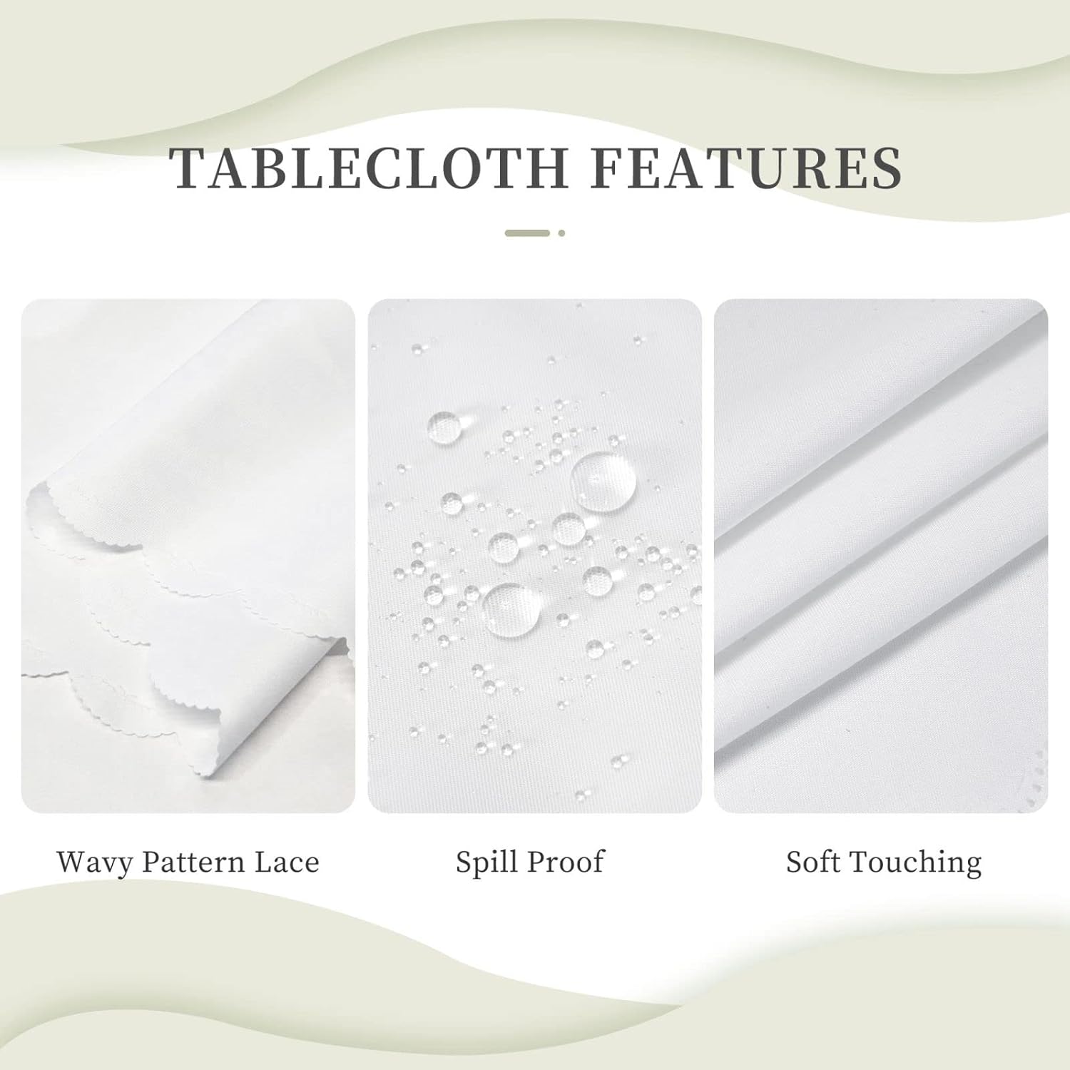 ブルーのテーブルクロス ネイビークラウド シームレスパターン - Century Textile & Sewing Supply のレビューと価格