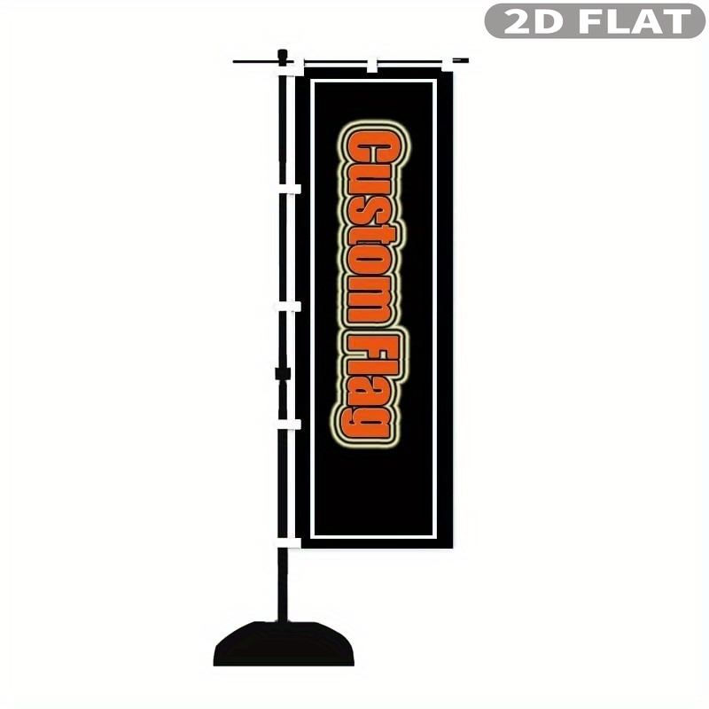 1pc 2D フラットカスタムノボリ旗、屋外屋内装飾広告用バ - Sewing Custom のレビューと価格