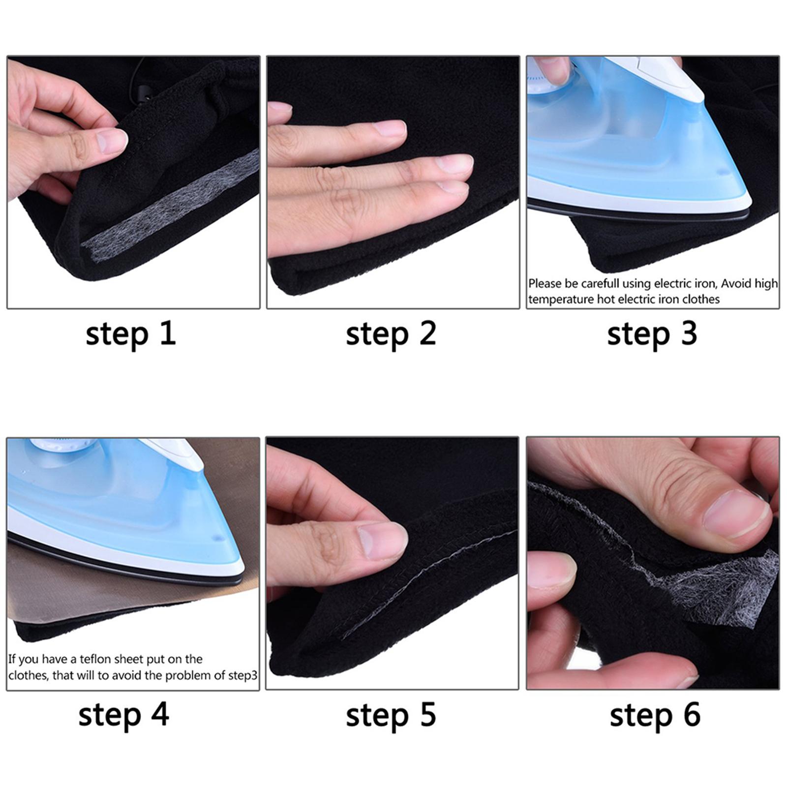 2x 6.6ヤード両面ヘミングテープ生地接着テープ接着剤アイ - Hem Tape Fusible のレビューと価格