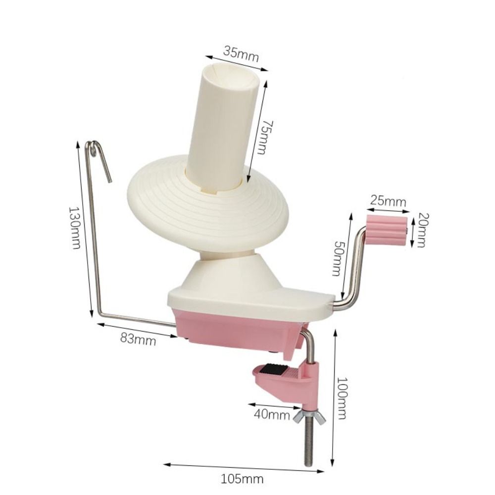 携帯式手動ウールワインダーホルダー プラスチック製ハンドヘル - Sewing Machine Yarn のレビューと価格