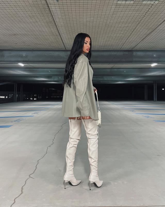 2025年 レディース セクシー PUレザーブーツ 女性用  - Sewing Nylon のレビューと価格